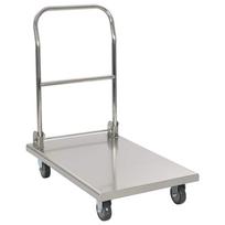 vidaXL Transportavimo vežimėlis, sidabrinis, 82x53x86, nerūdijantis plienas