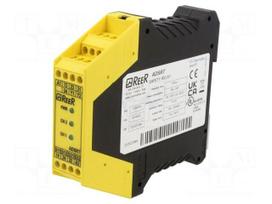 Automation module: safety relay | 24VDC | for DIN rail mounting