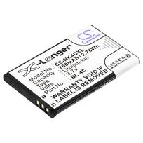 750mAh Replacement Battery for Olympia Vox Color, Vox Color 2159, Nokia BL-4C