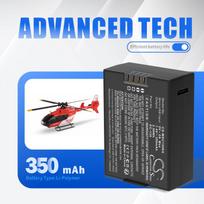 Replacement Battery for  Modster EC-135, AFX-135, DRF 25327, AFX-135, Li-Polymer 350mAh 7.4V