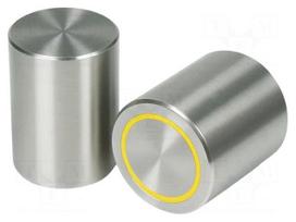 Magnet: permanent | alnico | 5N | Ø: 10mm | H: 16mm | brass,steel | zinc