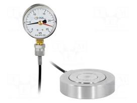 Meter: force | analogue | 0÷25kN | Resol: 1000N | 1.95% | Unit: kN | Len: 1m