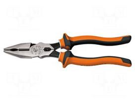 Pliers: insulated | universal | hardened steel | 221mm