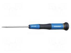 Screwdriver: precision | slot | 1.5mm | Blade length: 60mm