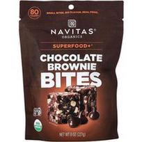 Navitas Organics, „Superfood+®“, šokoladinių pyragėlių kąsneliai, 227 g