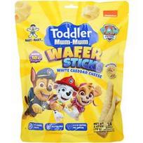Hot Kid, Vafliniai saldainiai „Toddler Mum-Mum®“, „Paw Patrol™“, 18+ mėnesių, su baltuoju čederio sūriu, 14 saldainių, 70 g