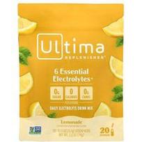 Ultima Replenisher, 6 būtiniausi elektrolitai, kasdienis elektrolitų gėrimo mišinys, limonadas, 20 pakelių po 0,13 uncijos (3,7 g)