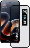 OBAL:ME 5D Apsauginis stiklas Screen Protector skirtas Motorola Edge 70 Pro juodos spalvos
