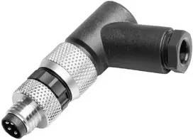 Weidmuller M8 kištukas 4pin, kampu, 3.5-5mm kabeliui, IP67