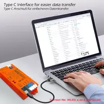 Gledopto Skaitmeninių LED juostų valdiklis, 5-24Vdc, 15A, 800pix, su mikrofonu, WLED ESP32 Wi-Fi, UART USB-C