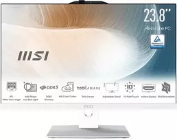 All-in-One PC MSI Modern AM242TP 1M-2022XEU Core 5 / 16GB / 512GB SSD / 24″ FHD / Jutiklinis ekranas / Windows 11 Pro (baltas)