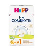 HIPP German HA1 Organic Combiotic hipoalerginis pieno mišinys, 0–6 mėn., 600 g