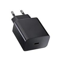Zilais STAR kelioninis įkroviklis Type C PD QC4.0 3A 25W TFB-TC-25WPD juodas
