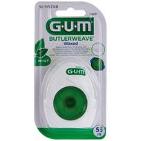 GUM Butlerweave vaškuotas dantų siūlas su gaivinančiu mėtų skoniu 55 m