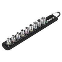 Galvučių rinkinys Wera Belt A 4 Zyklop 1/4", 9 dalių