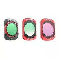 Filtrų rinkinys Sunnylife Osmo Pocket 4 / Pocket 3 CPL ND16 Black Mist 1/4