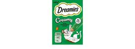 Skanėstas katėms Dreamies Creamy M4E14C6, katžolė, 0.01 kg, 4 vnt.