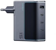 charger Cuktech Sieciowa 140 W GaN 3x USB-C + USB-A z kablem USB-C - szara (AD1404UEU) | AD1404UEU | 6977556350535