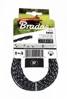 Trimerio valas Bradas TWIST, 2,4mm x 15m