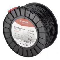 Žoliapjovės lynas Ø3,5x103m, ovalus susukimas, juodas, Kramp Endura