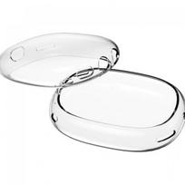 „AirPods Max“ dėklas, 056 TPU, permatomai baltas, 1/2 kartos