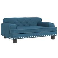 Vaikiška sofa vidaXL, mėlyna