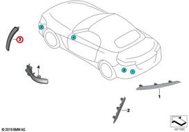 Bmw Z4 G29 30i M40i Kairysis Šoninis Žibintas Originalus 63147456341