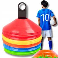 50x treniruočių kūgiai, lėkštelės, futbolo grybai, treniruočių rinkinys pro