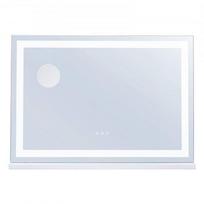 Makiažo veidrodis, 80x55,1 cm, balta, tvirtinamas prie sienos ir pastatomas ant stalo