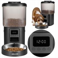 Automatinė sauso pašaro šėryklė Peluvio Crispy, 4,5l, su LCD ekranu