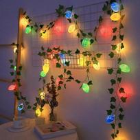 Šviečiančių kiaušinių girlianda su laiko nustatymo funkcija, 15 LED, 2.3 m