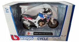 Motociklo modelis Bburago 1:18 Honda Africa Twin Adventure