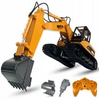 Nuotoliniu būdu valdomas RC 3in1 metalinis ekskavatorius, 15 kanalų, 1:14, RTR