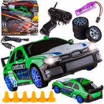 RC automobilis Subaru Impreza 4WD, 2,4 GHz, drifto modelis