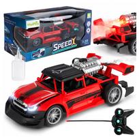 Automobilio nuotolinio valdymo RC modelis su LED apšvietimu ir garų efektu