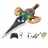 Dronas Flying Sword, valdomas gestais ir pulteliu, su greičio reguliavimu