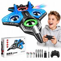RC putų lėktuvo žaislas su nuotolinio valdymo pultu