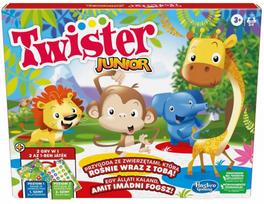 Stalo žaidimas vaikams HASBRO Twister Junior su gyvūnais, F7478