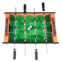 Stalo futbolo žaidimas, medinis, 12 žaidėjų, 51x31 cm, nešiojamas