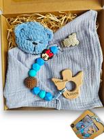 Kūdikio dovanų rinkinys krikštynoms „First Cuddly Sky“