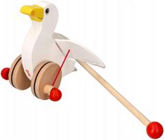 Stumdomas medinis žaislas kūdikiui Goki Seagull Jonas