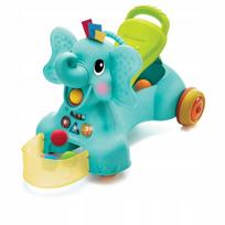 Vaikiškas paspirtukas B-kids Sensory 3in1, drambliukas