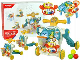 Vaikiškas 4 viename stumiamas balansinis dviratukas ir stumdukas Lean Toys