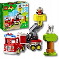 Konstruktorius LEGO DUPLO gaisrinė su kačiuku medyje vaikams