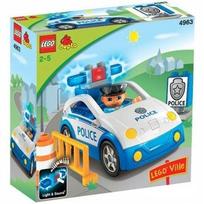 LEGO 4963 Duplo policijos automobilis su garsiniais signalais