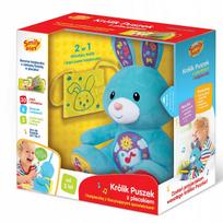 Interaktyvus žaislas SMILY PLAY Triušis su kuprine SP98297