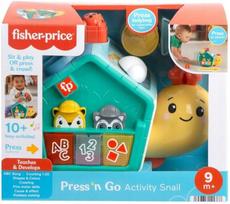 Interaktyvus lavinamasis FISHER PRICE sraigės žaislas su šviesomis ir garsais