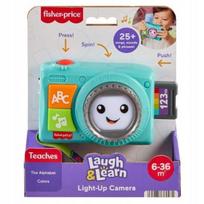 Vaikiškas fotoaparatas FISHER-PRICE (lenkų, anglų, čekų, slovėnų, vengrų kalbomis)