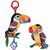 Pakabinamas žaislas vežimėliui TOUCAN, spalvingas paukštis 81108