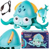 Interaktyvus LED USB žaislas „Escape Octopus“ su muzika, ropojantis